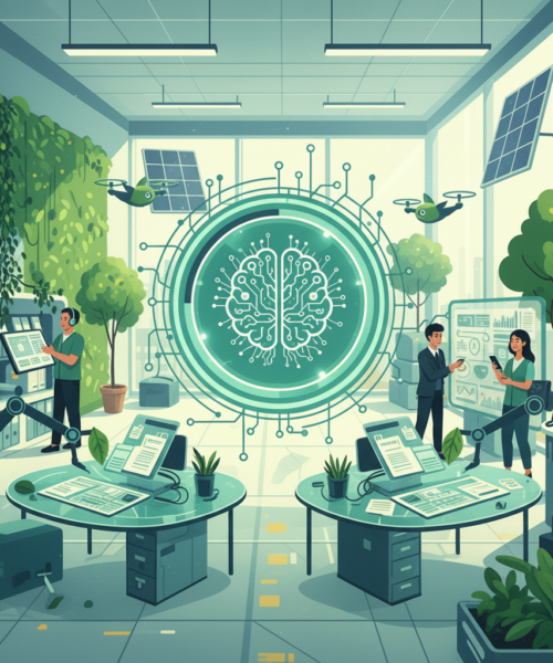 modern green credit management office