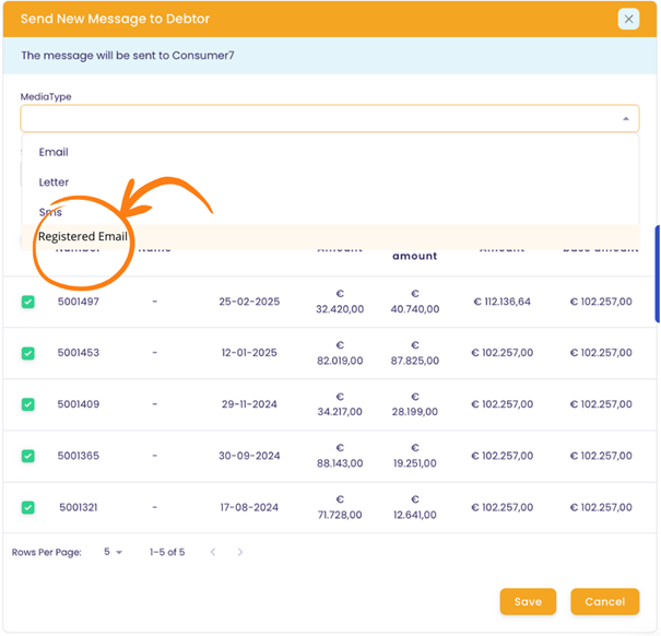 Aangetekend Mailen & MaxCredible