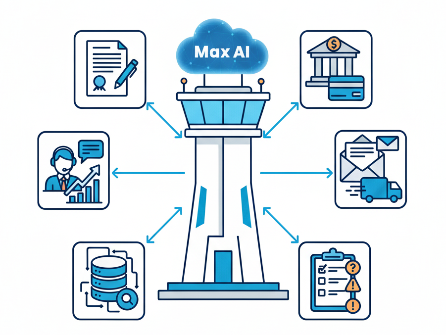 Credit management control tower